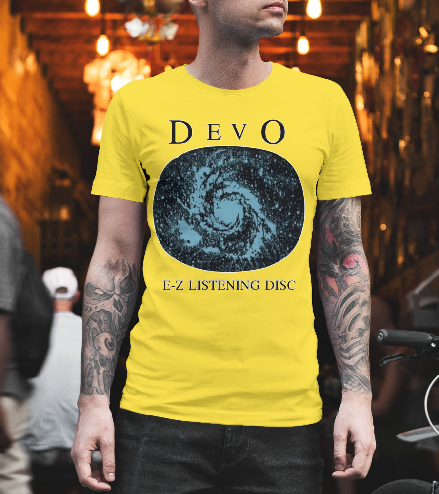 DEVO E-Z Listening Disc Spiral T-Shirt