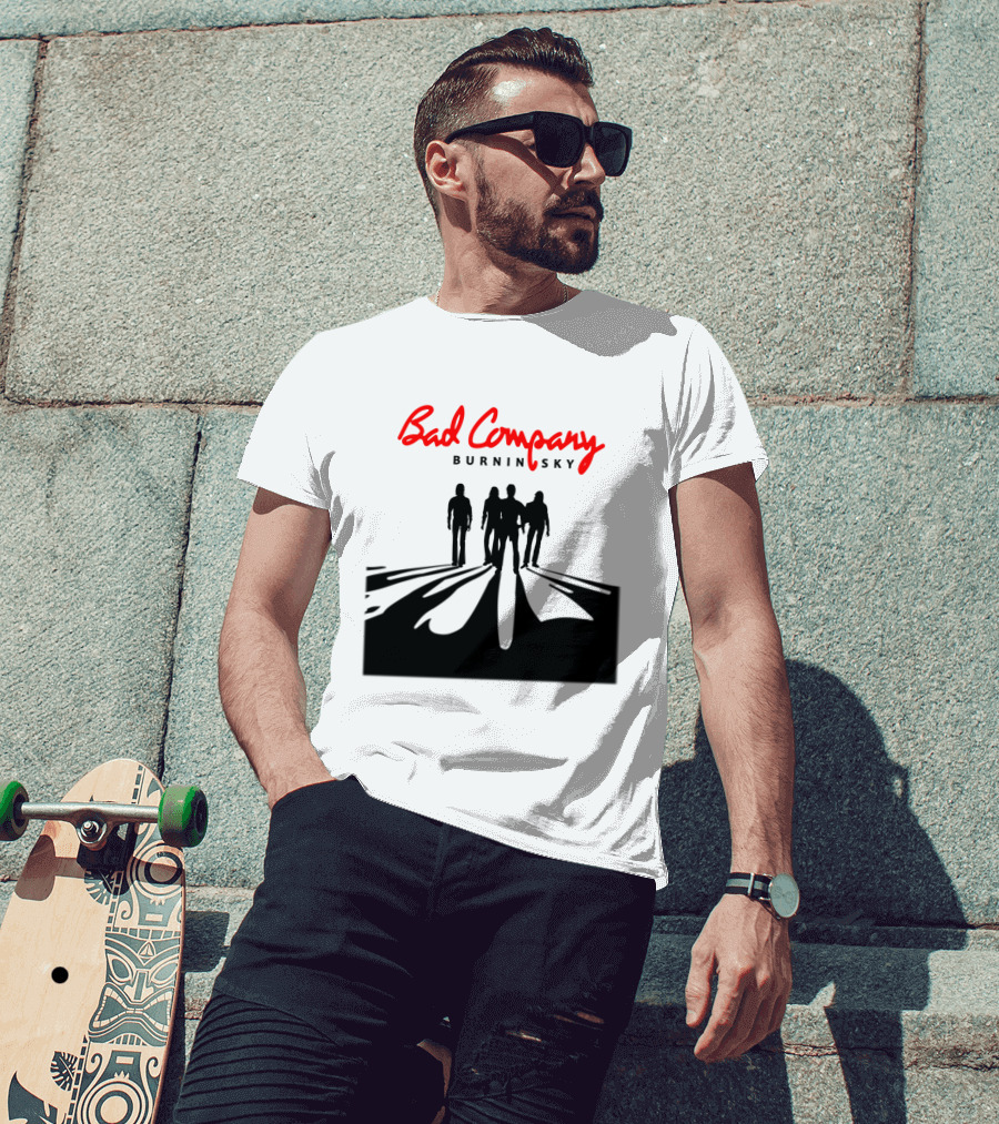 Bad Company Burnin' Sky Silhouette Walkway T-Shirt