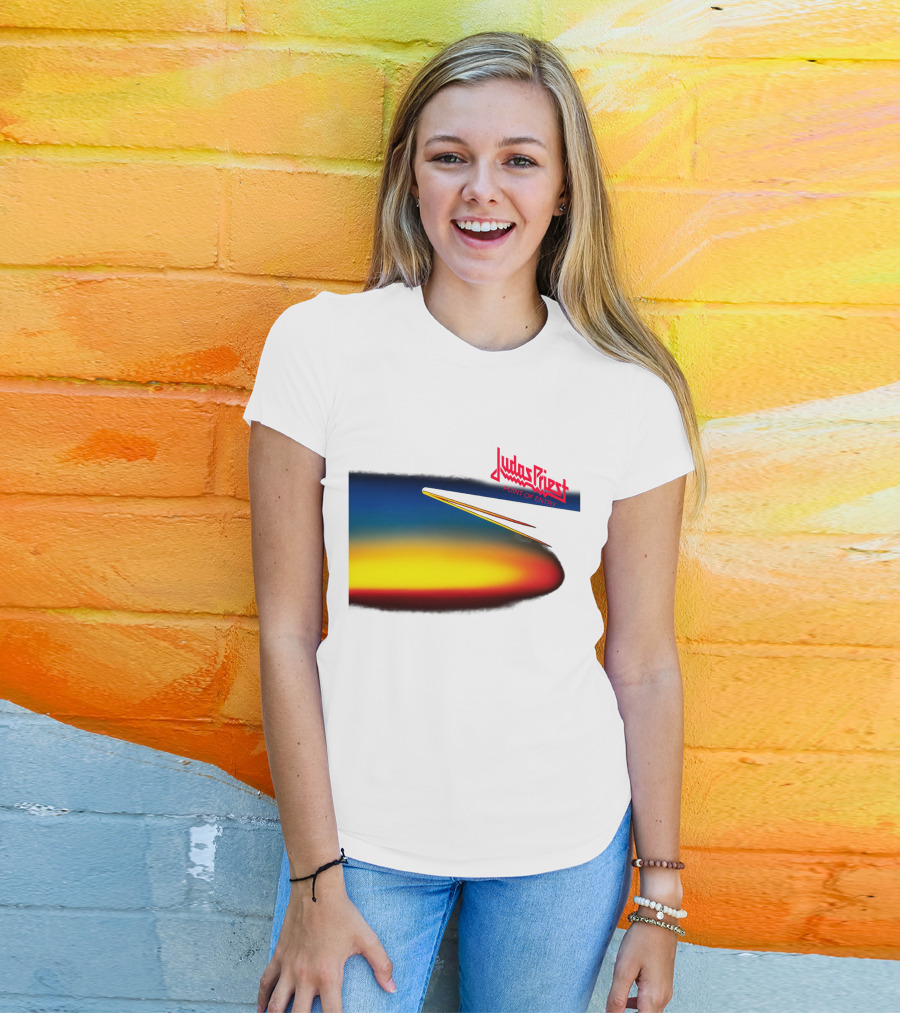 Judas Priest Point Of Entry Gradient Horizon T-Shirt