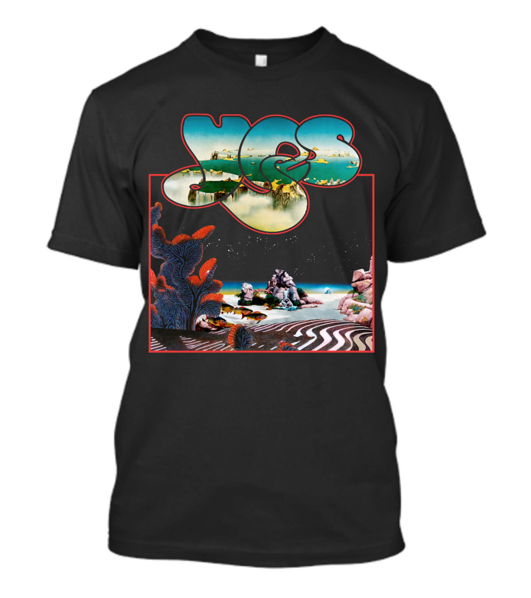Yes Union Concert Fantasy Landscape T-Shirt