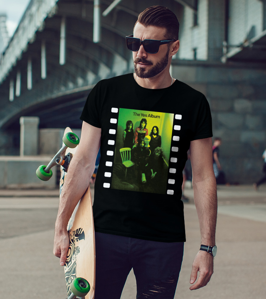 The Yes Album Filmstrip Cover Band Photo T-Shirt