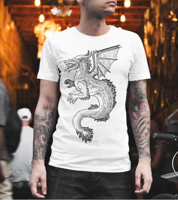 Child Of Dagon Dragon Mythical Creature T-Shirt Child Of Dagon Dragon Mythical Creature T-Shirt