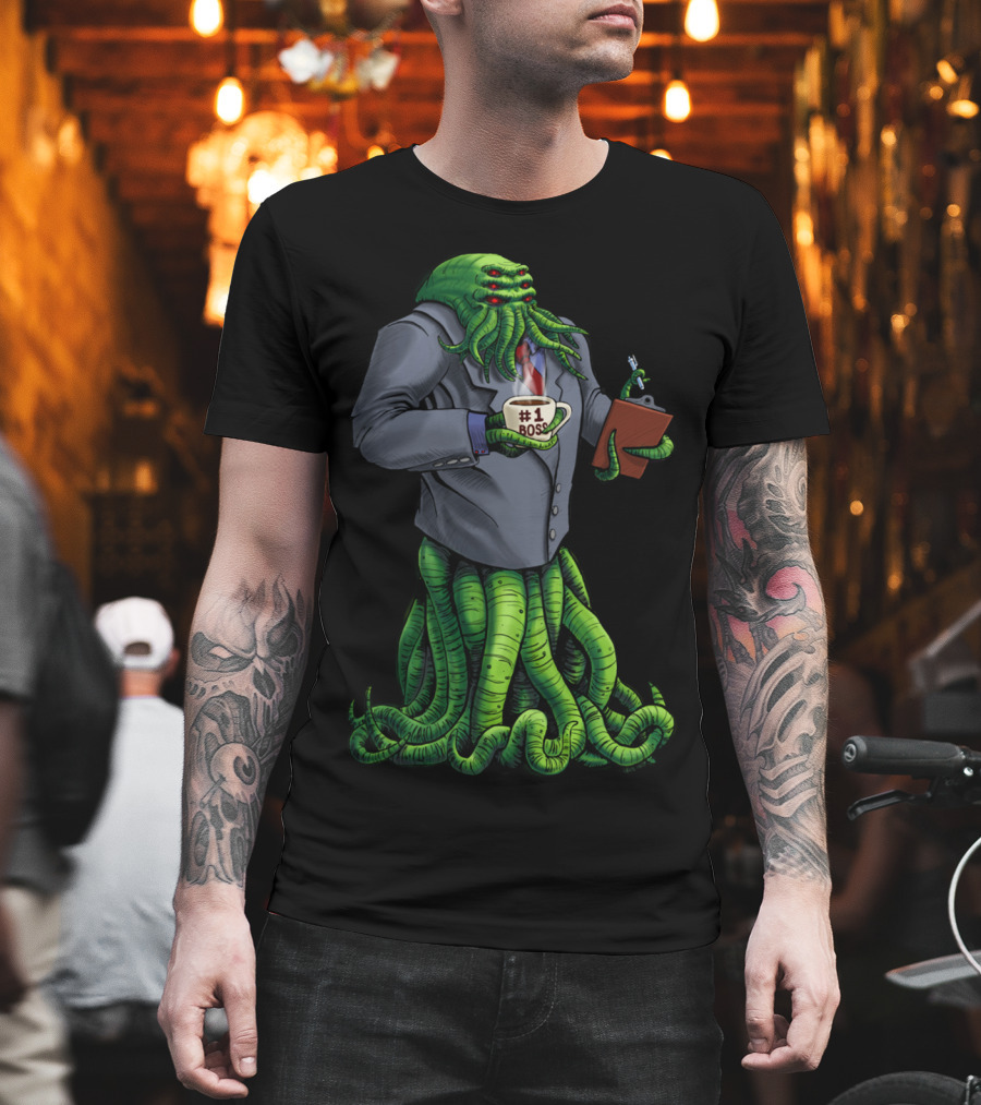 Boss Monsterr #1 Boss Cthulhu Suit Coffee Cup T-Shirt