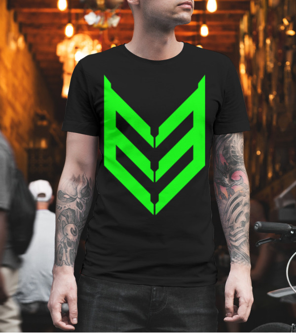 EehKayBee Green Symbol Print T-Shirt EehKayBee Green Symbol Print T-Shirt