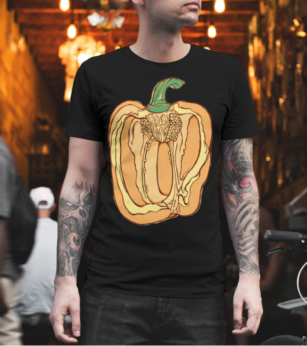 Anatomic Cross-Section of Bell Pepper T-Shirt Anatomic Cross-Section of Bell Pepper T-Shirt