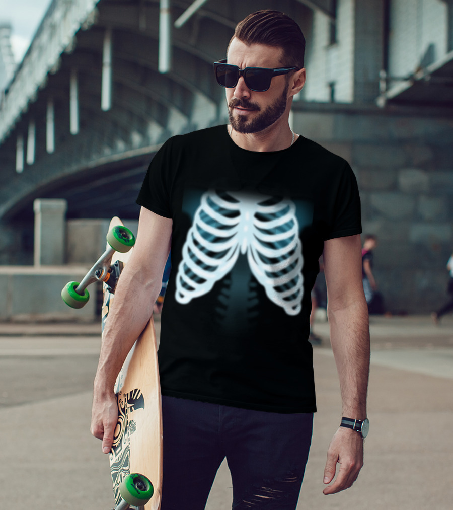 Bone Scan Rib Cage X-Ray Image T-Shirt