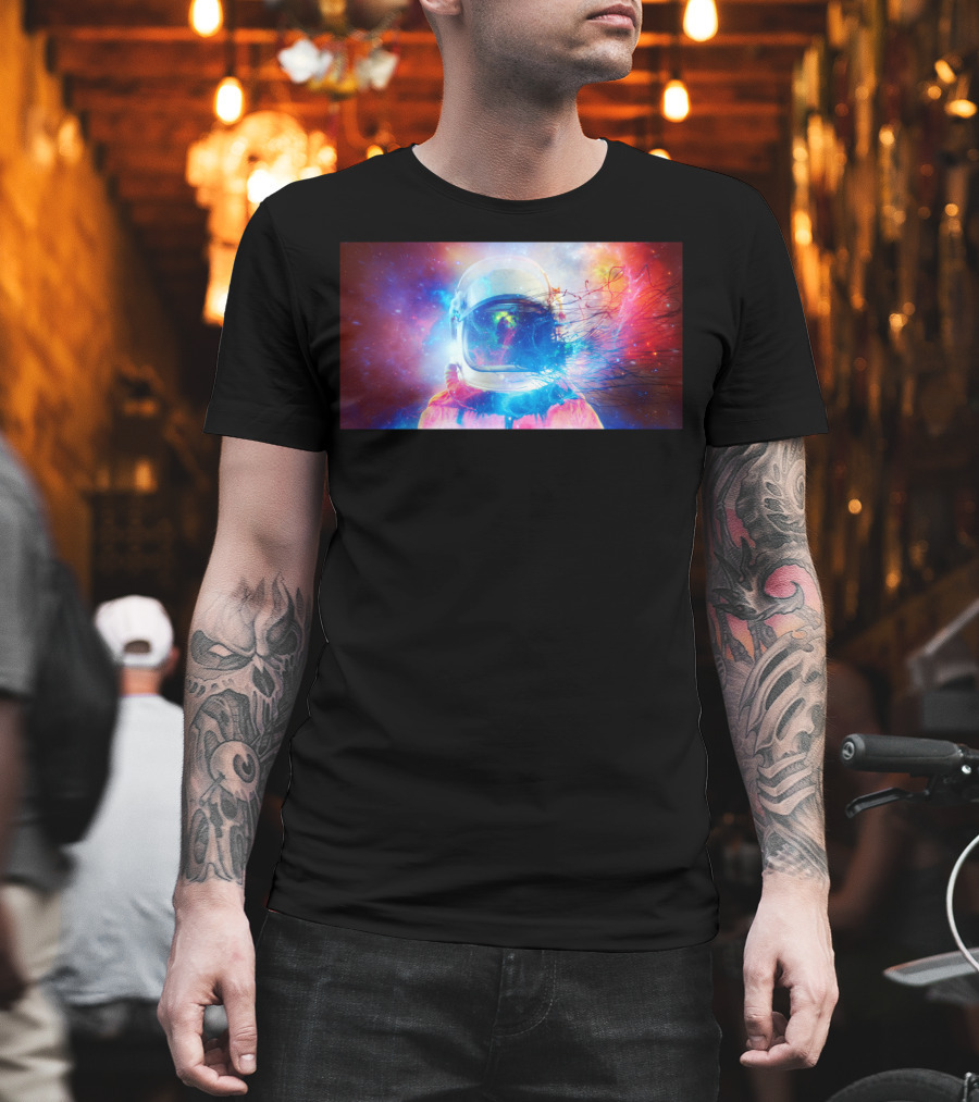 Technocolor Astronaut Cosmic Explosion T-Shirt