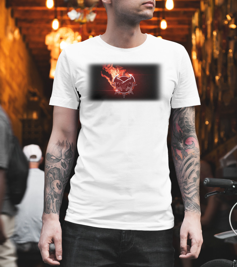 Draven Icon Flaming Emblem T-Shirt