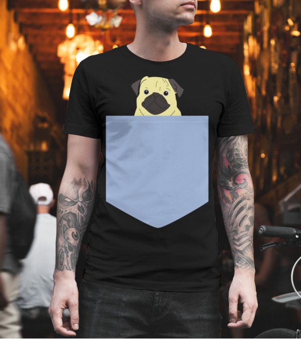 Pocket Pug La Adorable Canine Companion T-Shirt Pocket Pug La Adorable Canine Companion T-Shirt