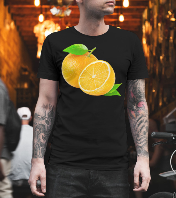 Orange Fruits Sti Fresh Citrus Duo T-Shirt Orange Fruits Sti Fresh Citrus Duo T-Shirt