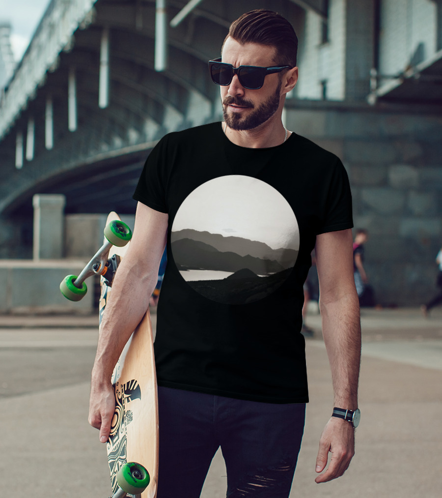 Mountains And Lake Scenic T-Shirt