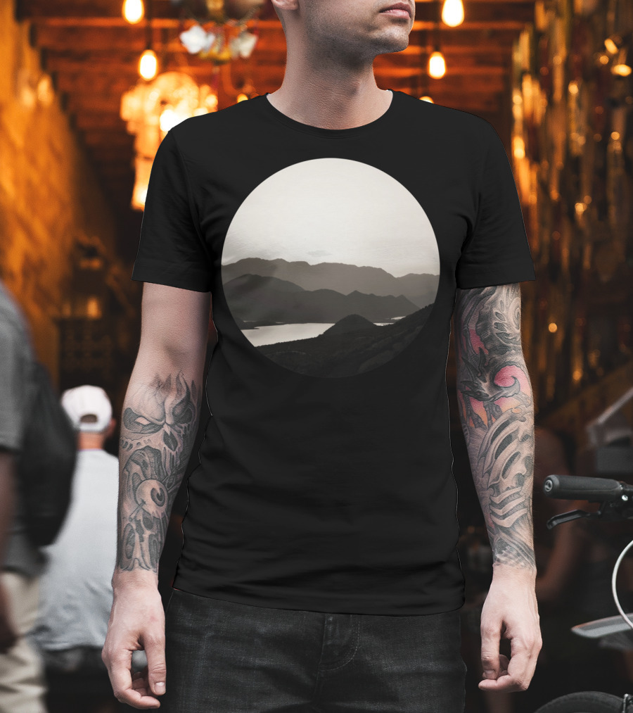 Mountains And Lake Scenic T-Shirt