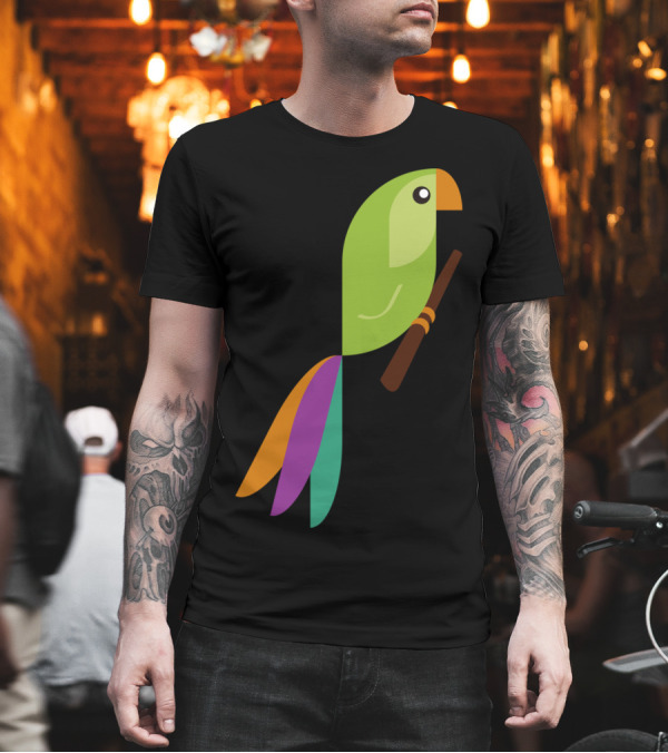 Modern Colorful Parrot T-Shirt Modern Colorful Parrot T-Shirt