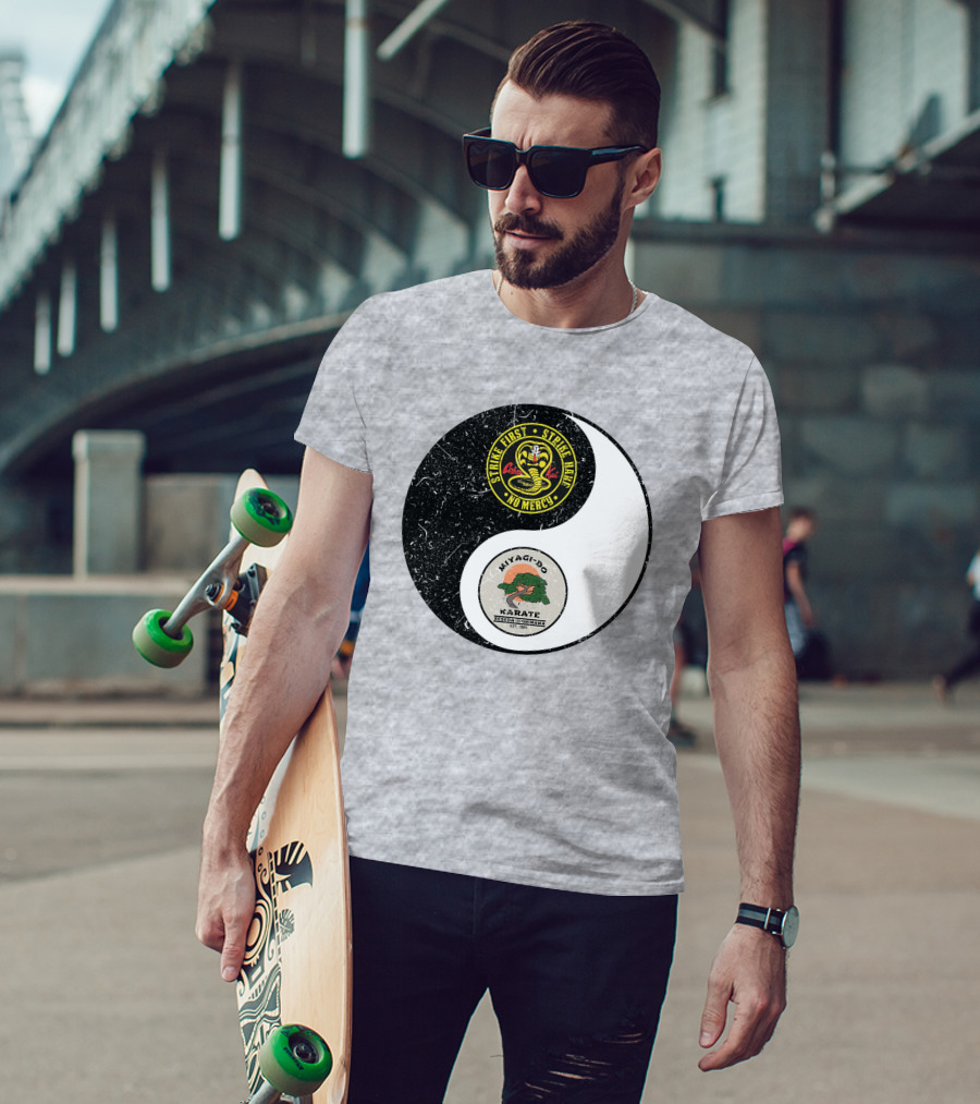 Cobra Kai Strike First Miyagi-Do Karate Yin Yang T-Shirt