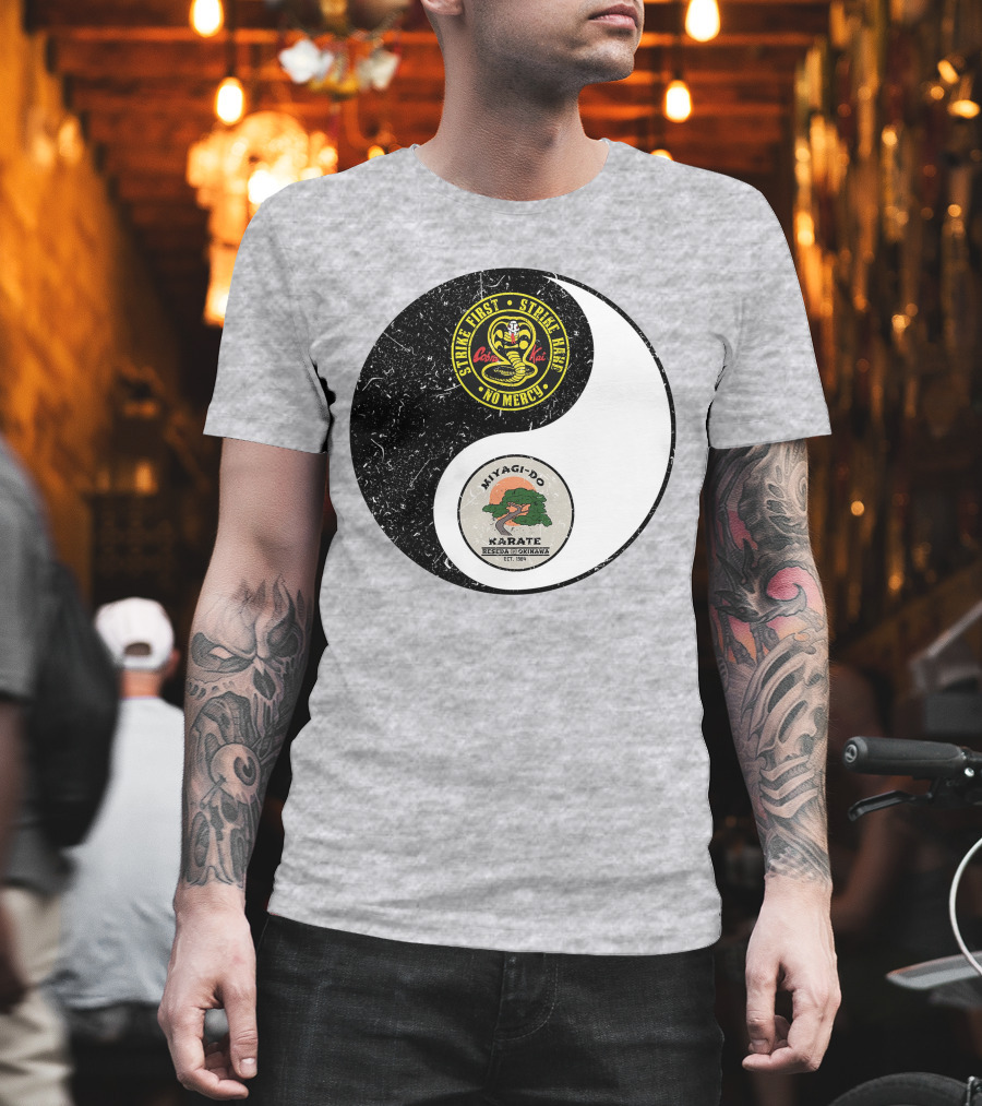 Cobra Kai Strike First Miyagi-Do Karate Yin Yang T-Shirt