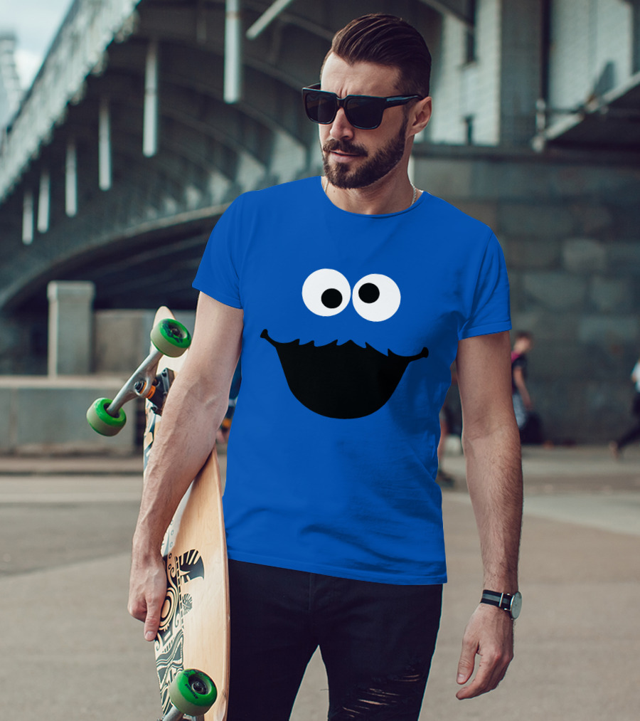 Cookie Monster Face T-Shirt