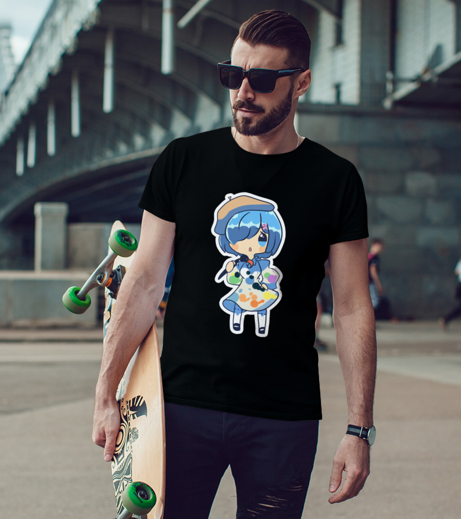 Rem Chibi Art Painter Style 923986 T-Shirt