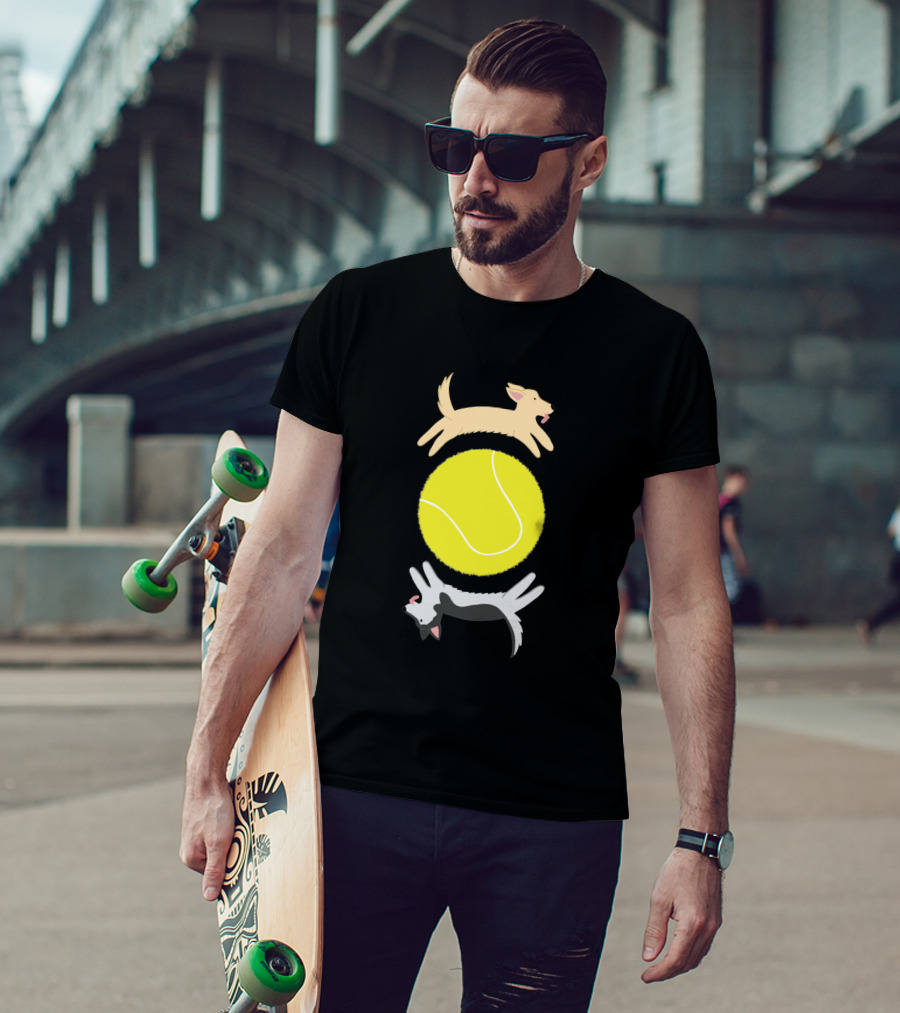 Ball Is Life With Dogs And Tennis Ball 1159928 T-Shirt