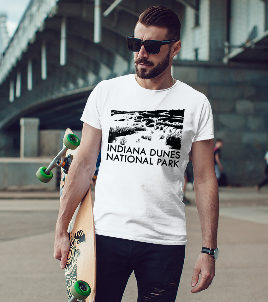 Indiana Dunes National Park Scenic Landscape T-Shirt