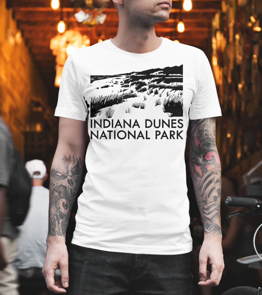 Indiana Dunes National Park Scenic Landscape T-Shirt