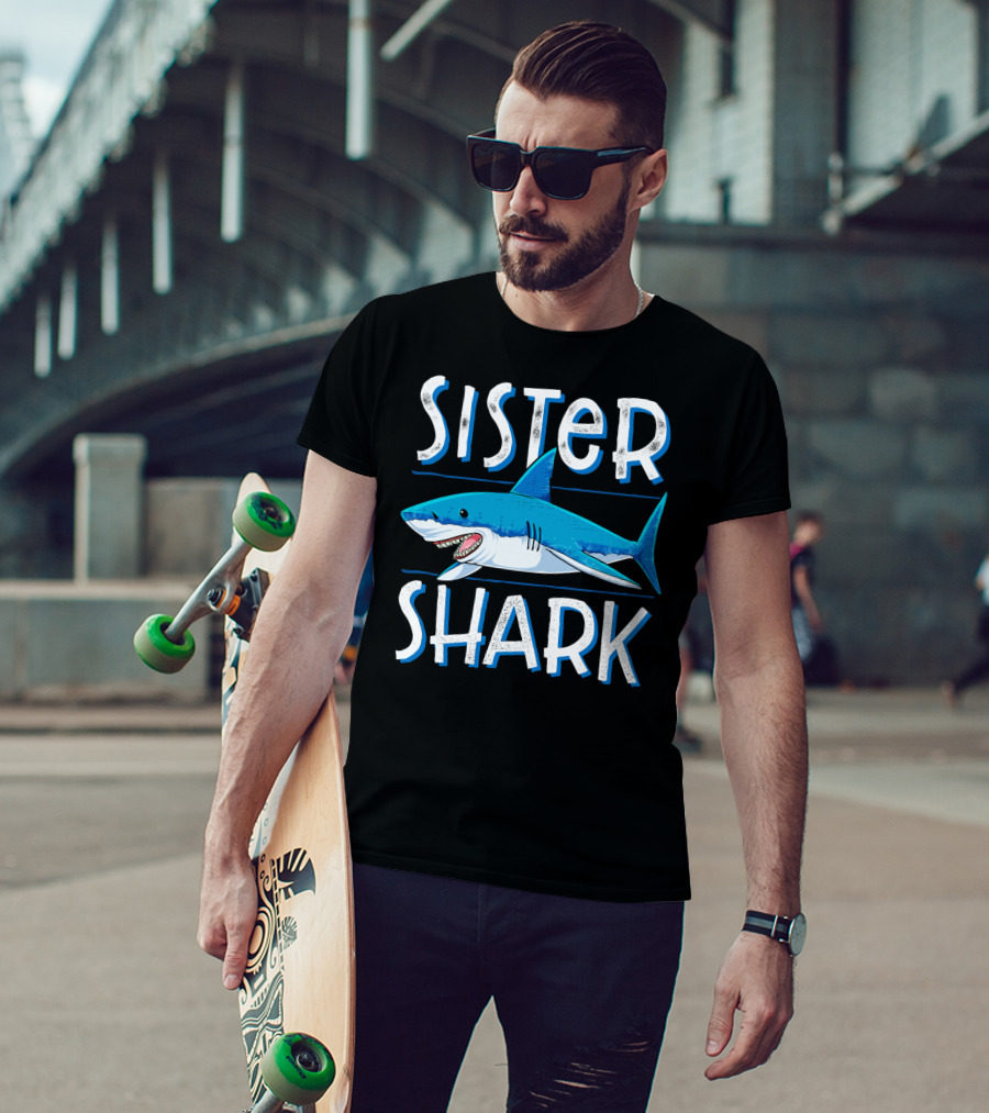 Sister Shark Family Matching Jawsome Shark T-Shirt