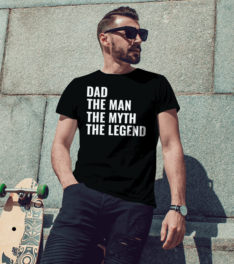 Mens Awesome Dad The Man The Myth The Legend T-Shirt