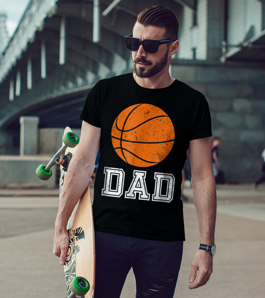 Dad Basketball Ballers For Baller Daddies53 T-Shirt