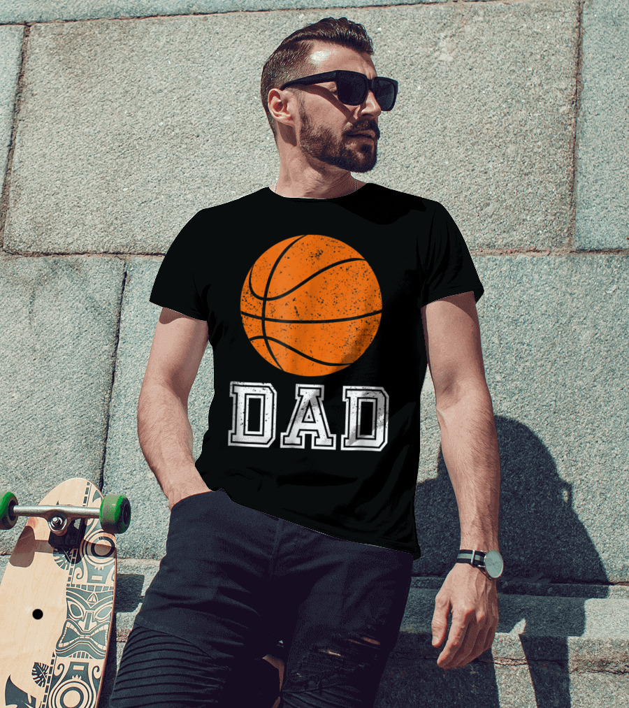 Dad Basketball Ballers For Baller Daddies53 T-Shirt