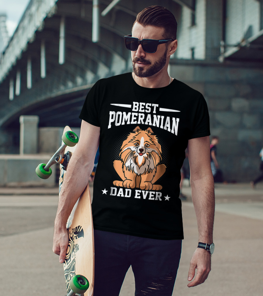 Best Pomeranian Dad Ever T-Shirt