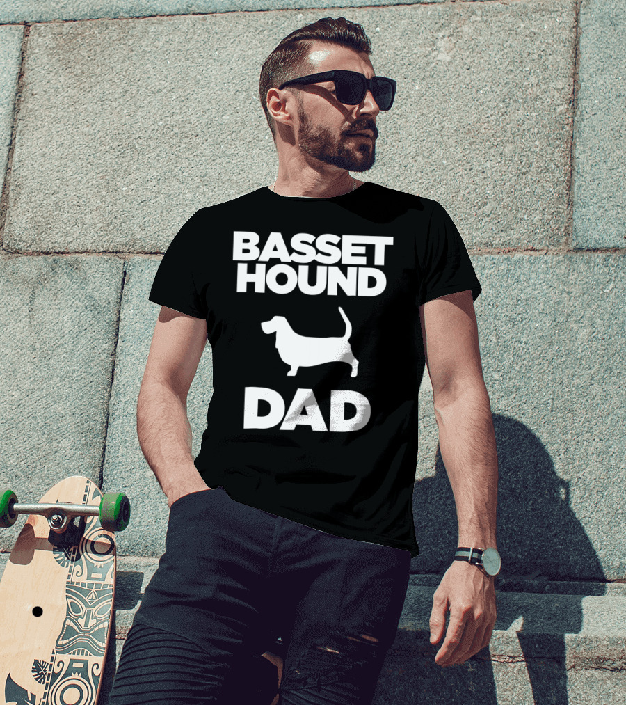 Basset Hound Dad T-Shirt