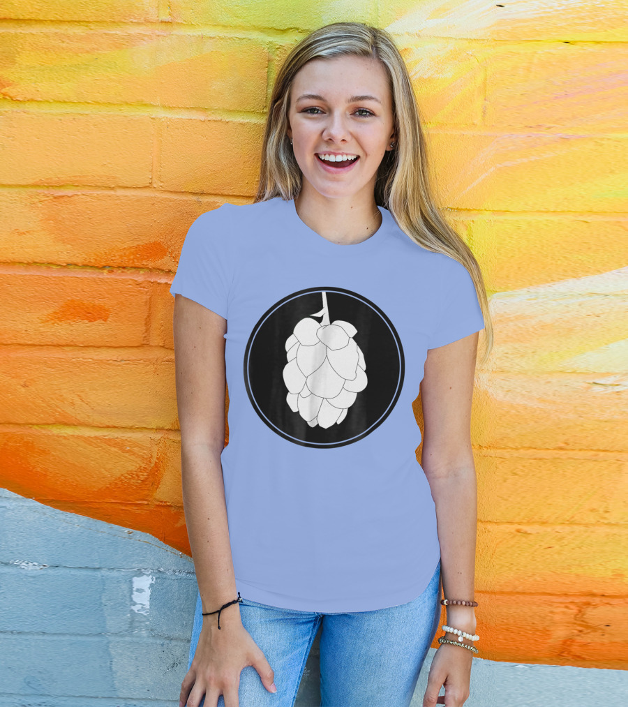 BIRTHDAY Craft Beer Hops Leaf Brewing Dad27 Hops Cone T-Shirt
