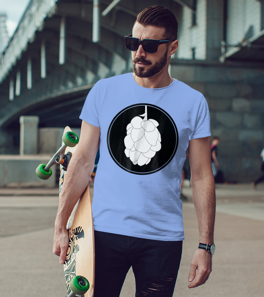 BIRTHDAY Craft Beer Hops Leaf Brewing Dad27 Hops Cone T-Shirt