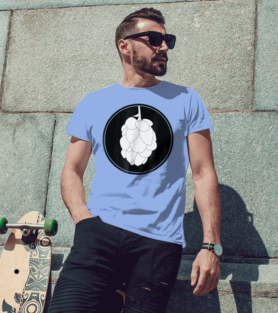 BIRTHDAY Craft Beer Hops Leaf Brewing Dad27 Hops Cone T-Shirt