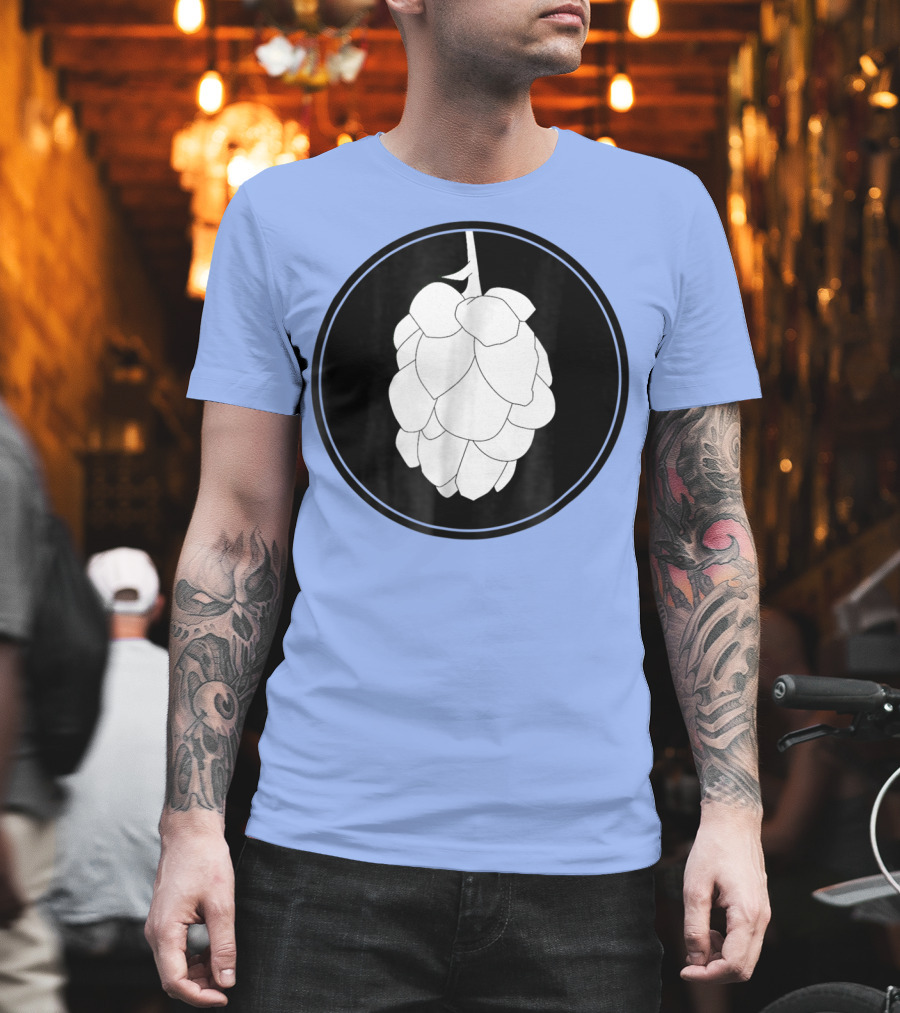 BIRTHDAY Craft Beer Hops Leaf Brewing Dad27 Hops Cone T-Shirt