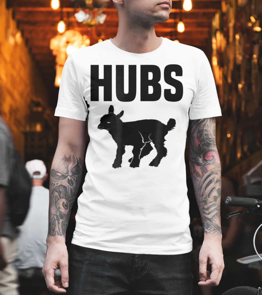 Hubs Baby Goat For Husband Wife Dad T-Shirt