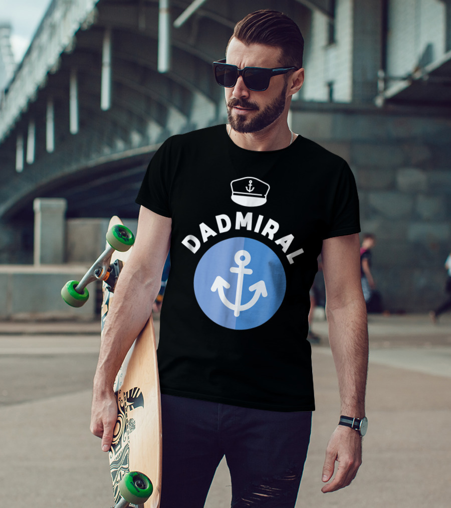 Dadmire Ship Sailor Anchor Papa75 T-Shirt