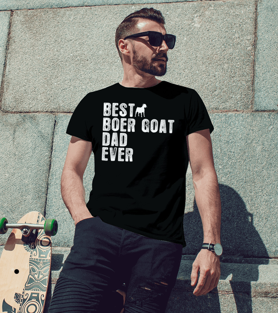 BEST BOER GOAT DAD EVER Iconic Farmers Edition T-Shirt