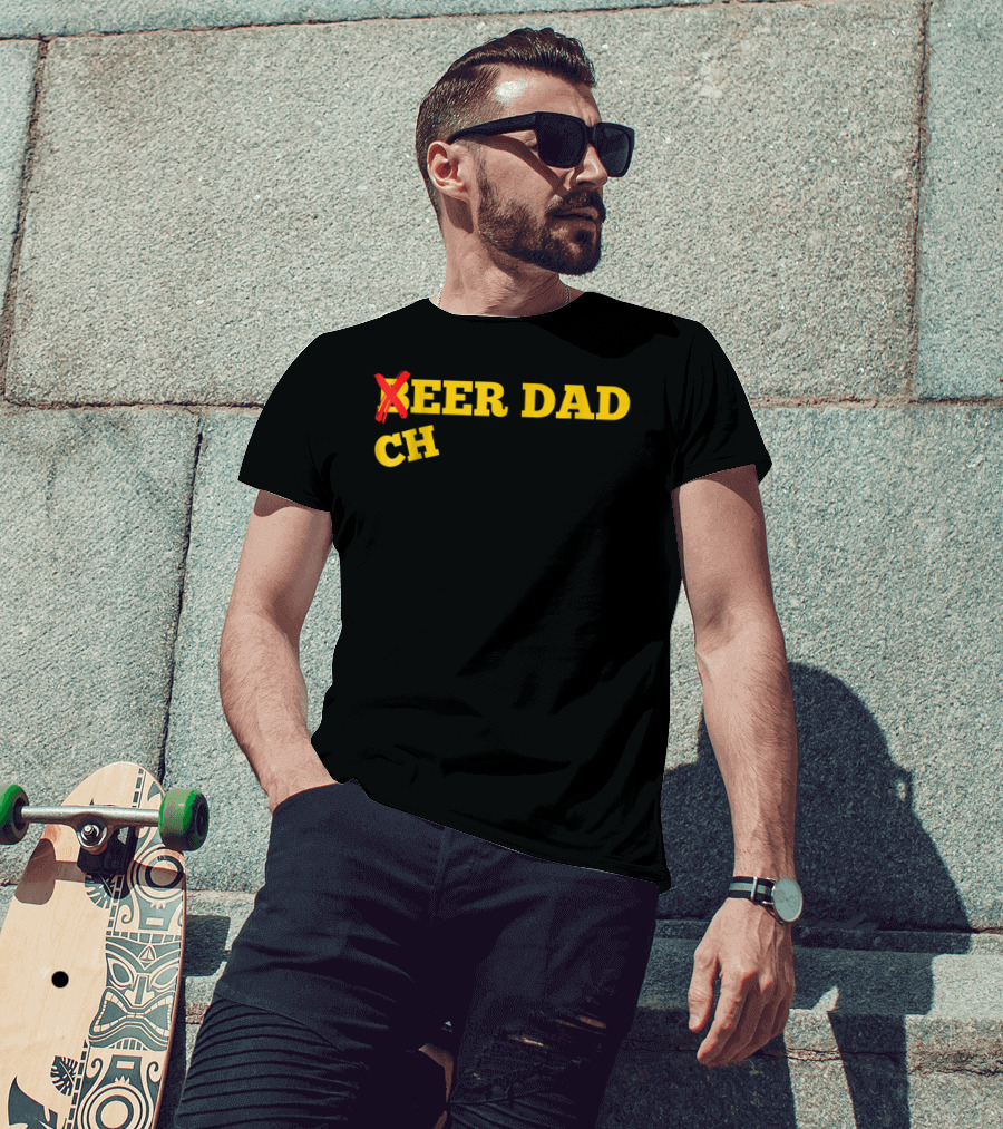Cheer Dad Not Beer Dad Cheer Dad T-Shirt
