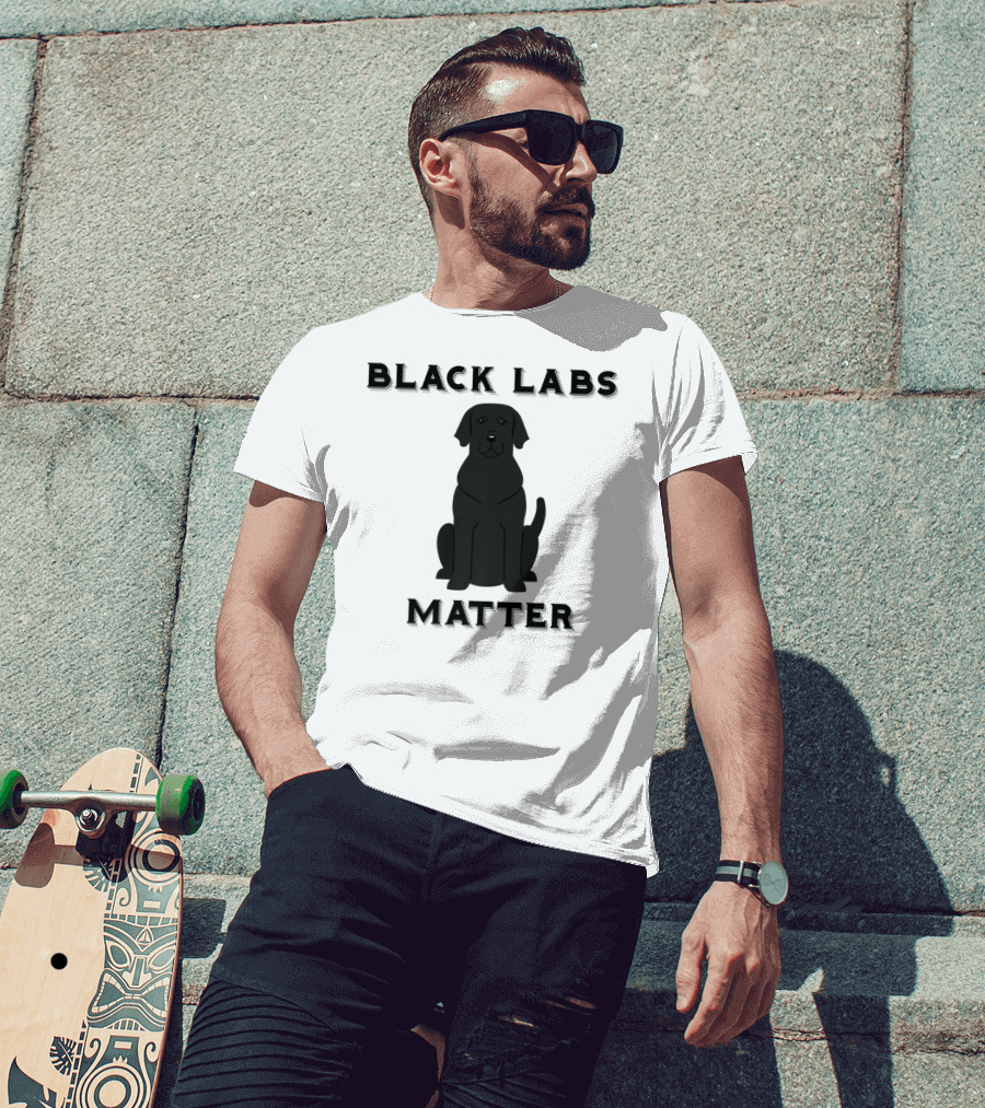 Black Labs Matter Chocolate Labrador Go30 T-Shirt