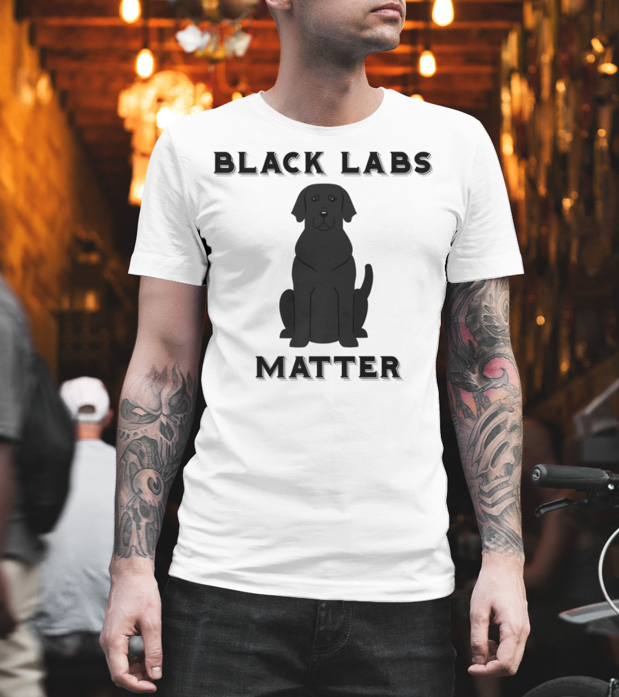 Black Labs Matter Chocolate Labrador Go30 T-Shirt
