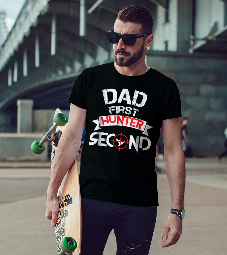Dad First Hunter Second Duck Hunting Dad Idea15 T-Shirt