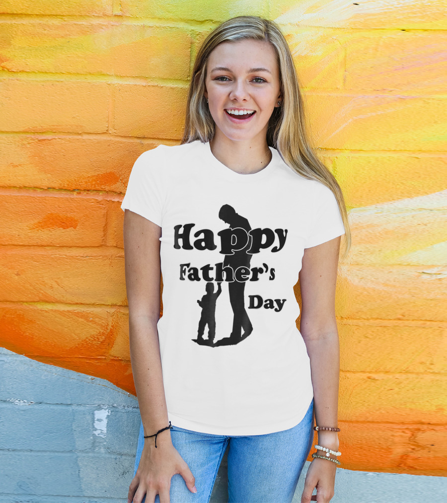 Father's Day Happy Funny Dad Is My Best Person43 T-Shirt
