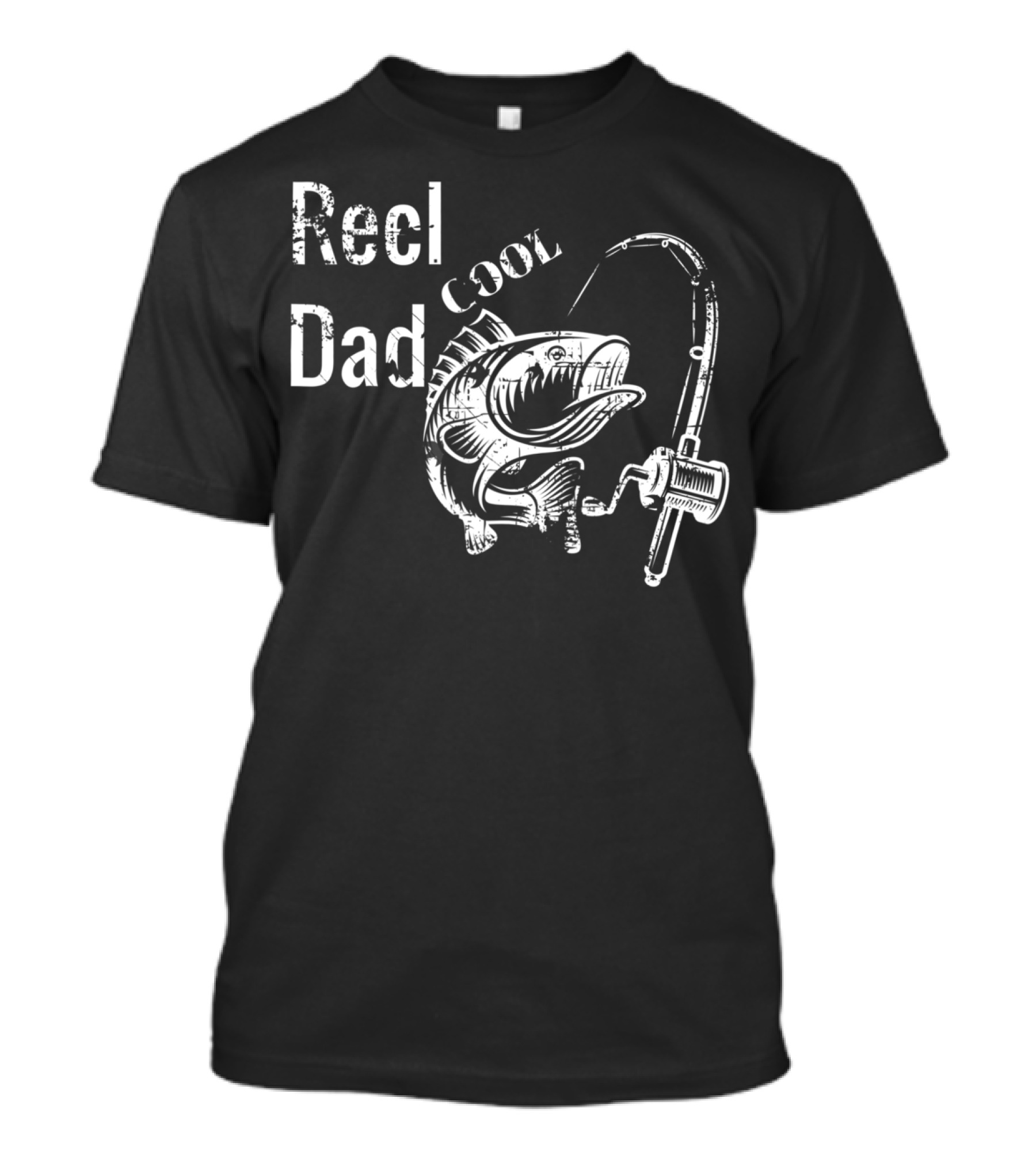 Reel Cool Dad Fishing Papa Tee28 T-Shirt