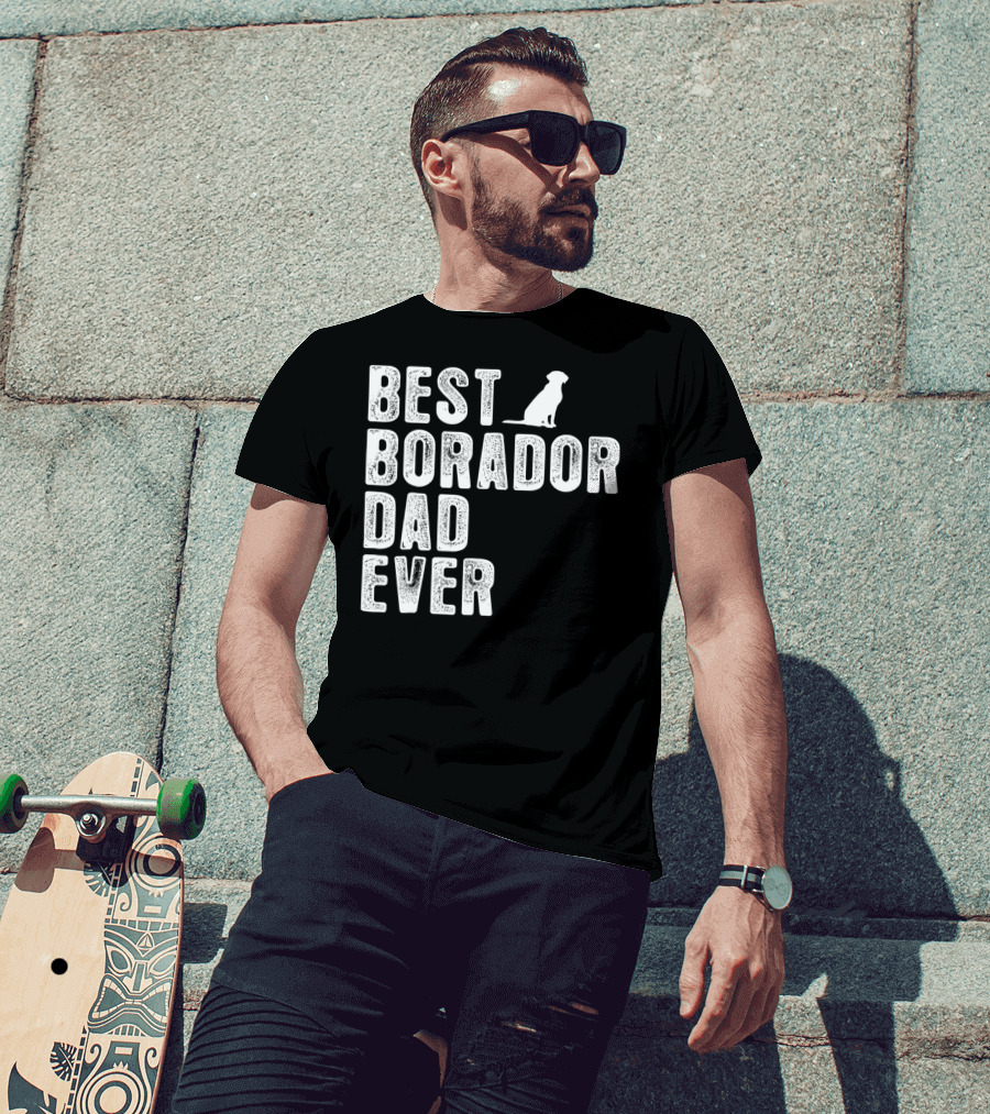 BEST BORADOR DAD EVER Dog T-Shirt