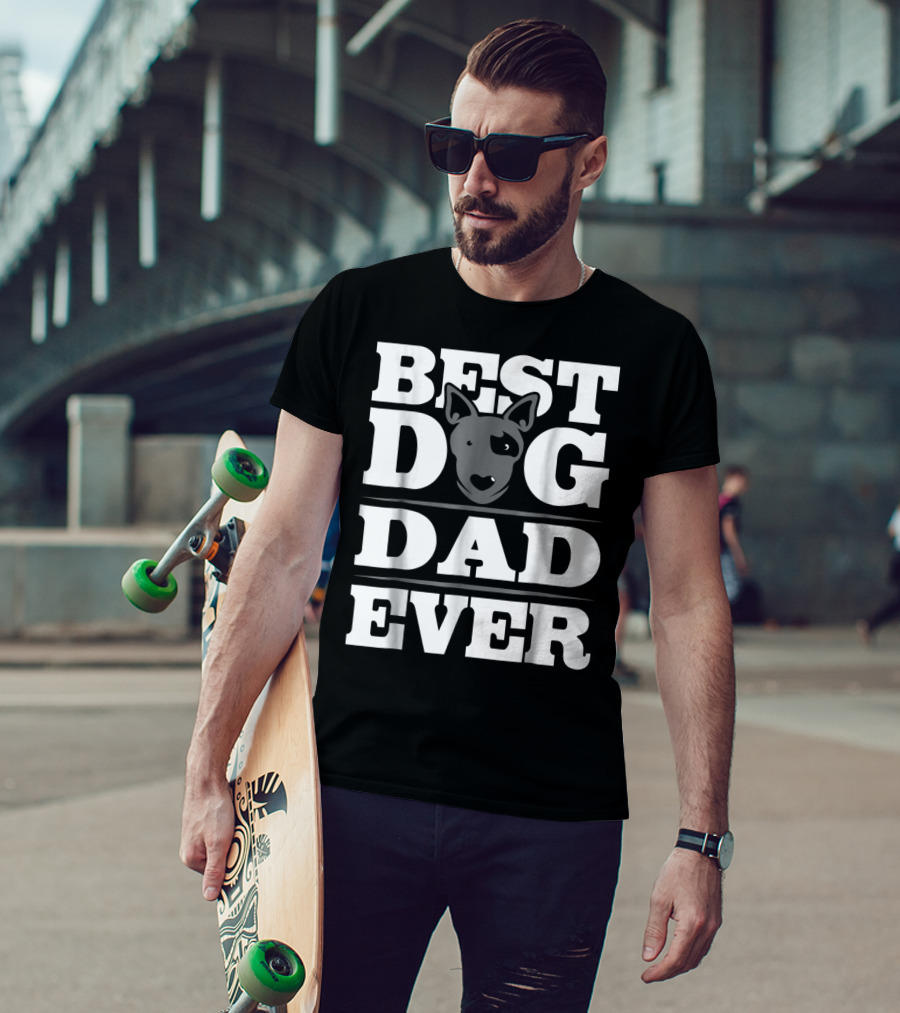 Best Dog Dad Ever Dog Lover Puppy Parent Dog Rescue Dad T-Shirt