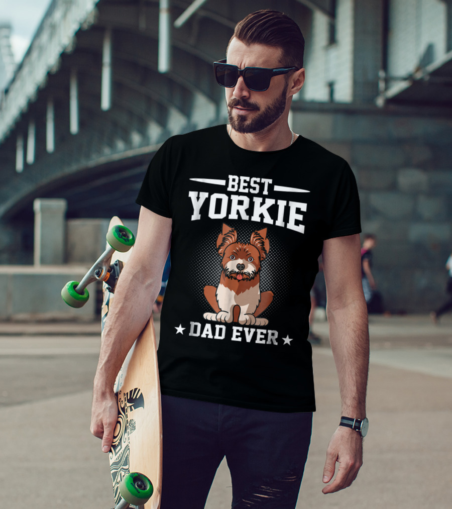 Best Yorkie Dad Ever T-Shirt
