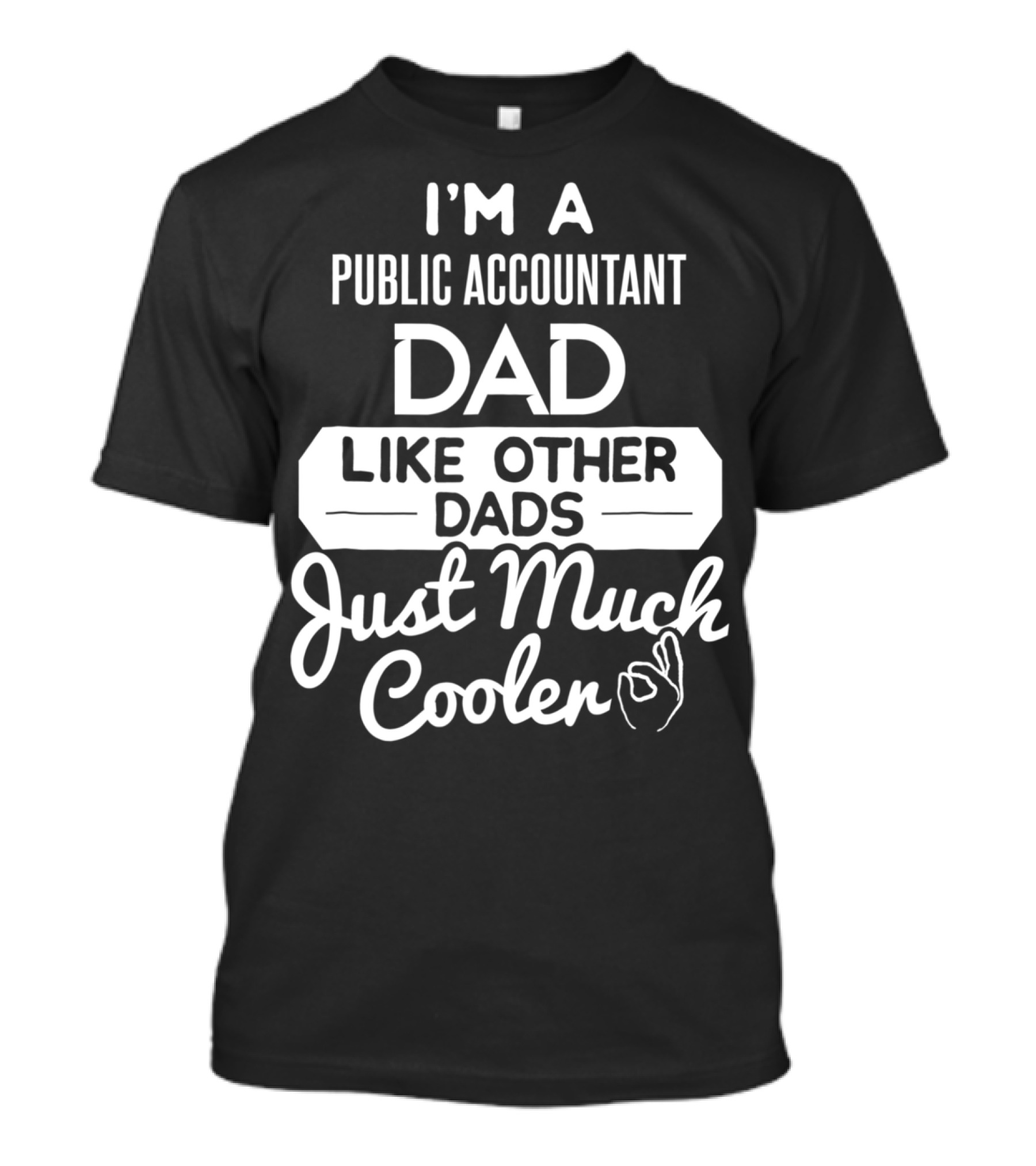 I'm A Public Accountant Dad Like Other Dads Just Much Cooler T-Shirt