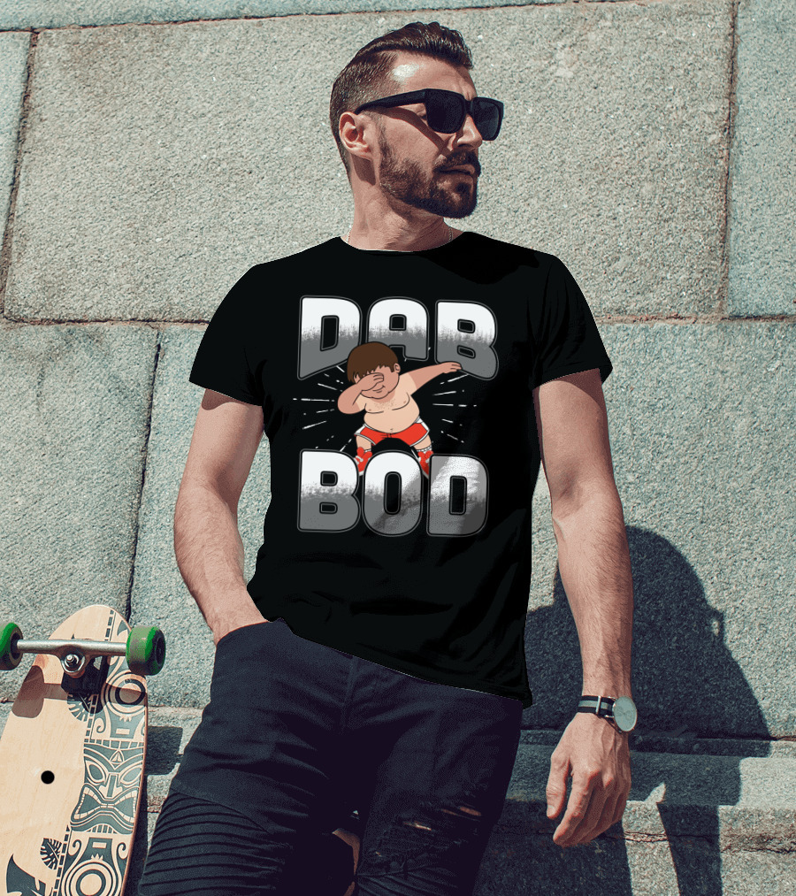 Dabbing Dad Bod Fun T-Shirt