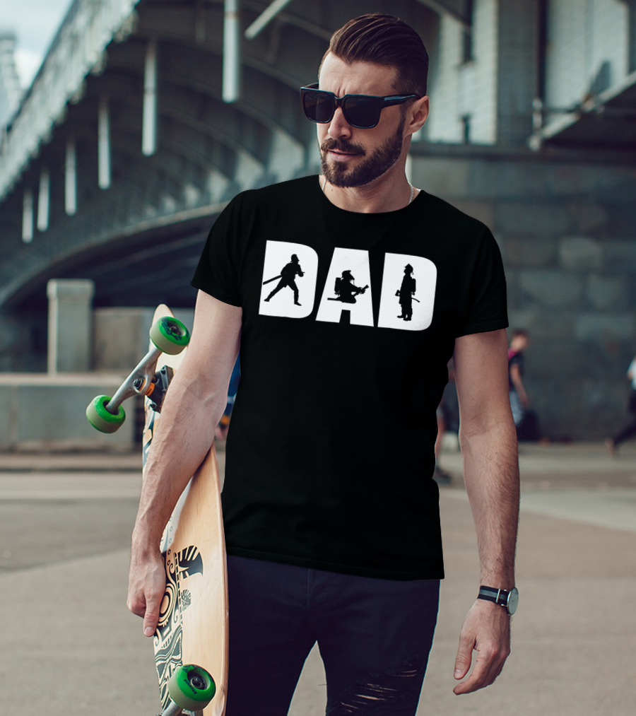 Dad Firefighter Family Legend Hero T-Shirt