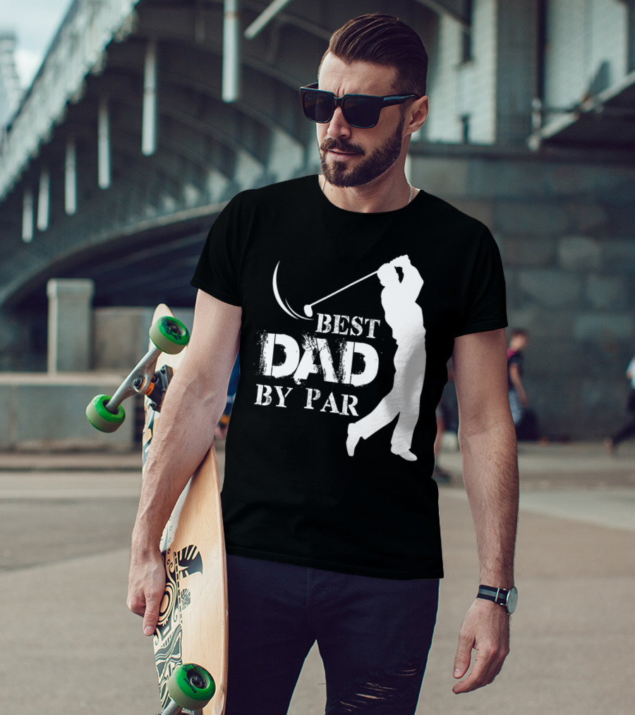 Father's Day Best Dad By Par Funny Golf Lover T-Shirt